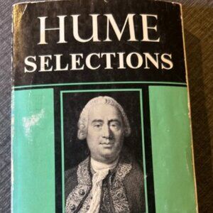 📘 Hume Selections – Edited by Charles W. Hendel Jr. | Vintage Philosophy Book
